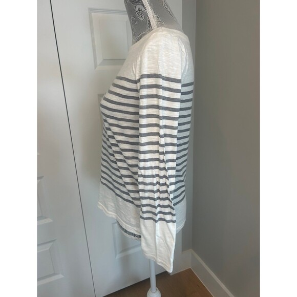 ANN TAYLOR LOFT SHIRT 3/4 LENGTH SLEEVES - Picture 4 of 5